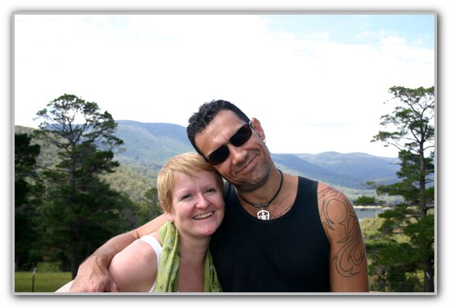 CJ & Karen at Maroondah Dam Feb 2007